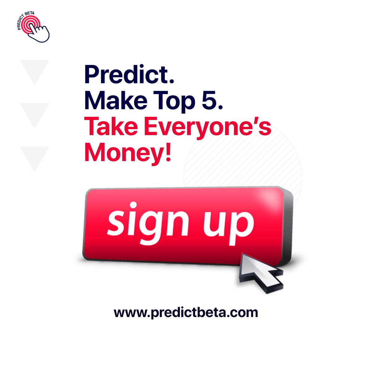 WonCutApp's tweet image. Let the countdown begins!!!!!

Football predictions just got better with @PredictBeta 

Be part of our upcoming #TestLaunch and start winning.