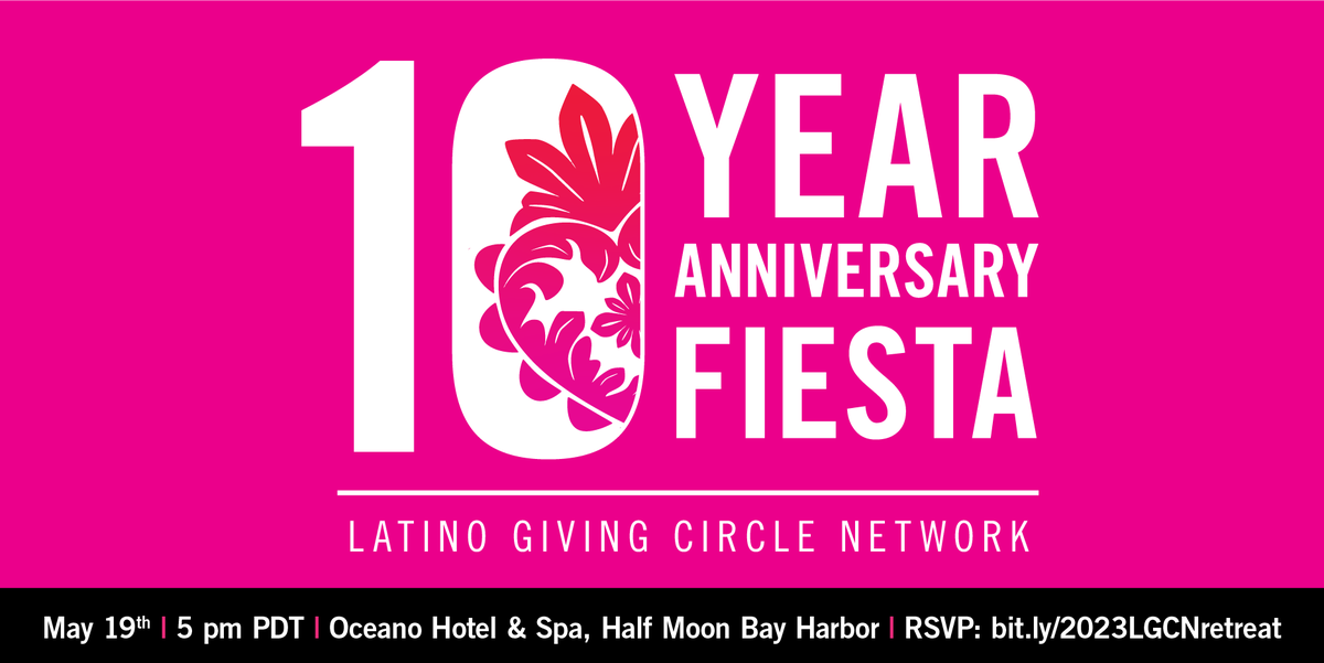 LatinoCommFdn's tweet photo. Join us at our #LGCN Retreat in Half Moon Bay to celebrate 10 years of collective giving!
Invite a friend and help us dream and create the future of our movement while engaging in a full day of service & community celebration. 🥳
RSVP: https://t.co/YgLgFceYgD https://t.co/9auEmyHOsg