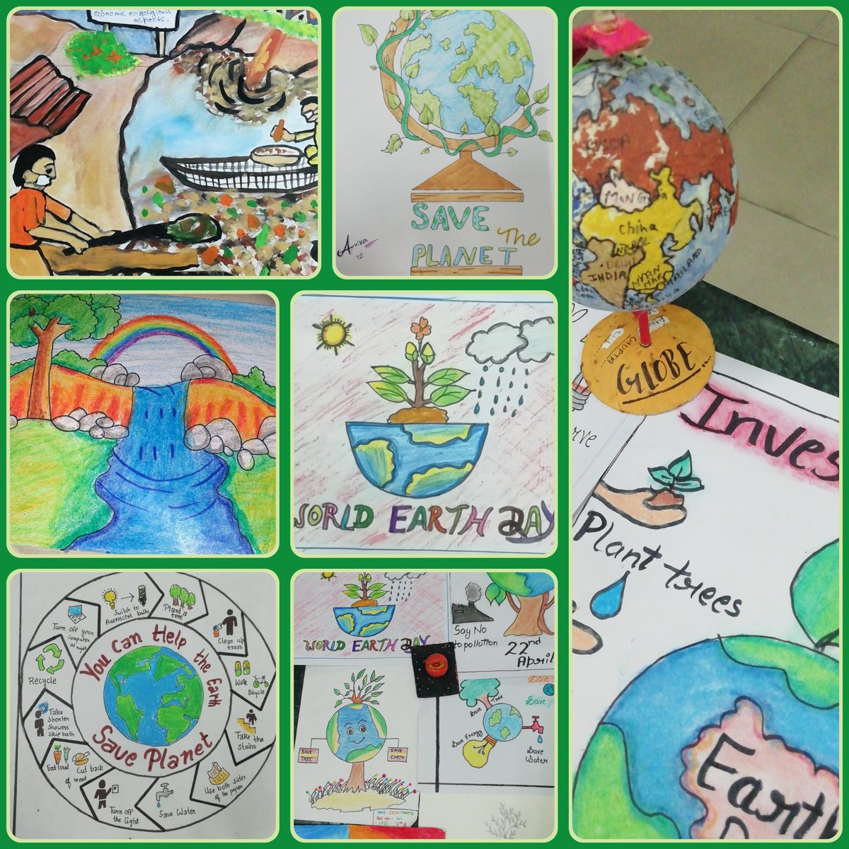 SKVLaxminagar's tweet photo. 21 April '23
@1003028
Celebrated today
World Creativity
&amp;innovation day and World Earth day(22April)
🌍Awareness,Importance of Creativity, innovation in life&amp;concern for Environmental protection #investinplanet
Speeches,Slogans, postersby students 
@Dir_Education
@ChhaviGupta_04 https://t.co/8Nlr1a4EPM