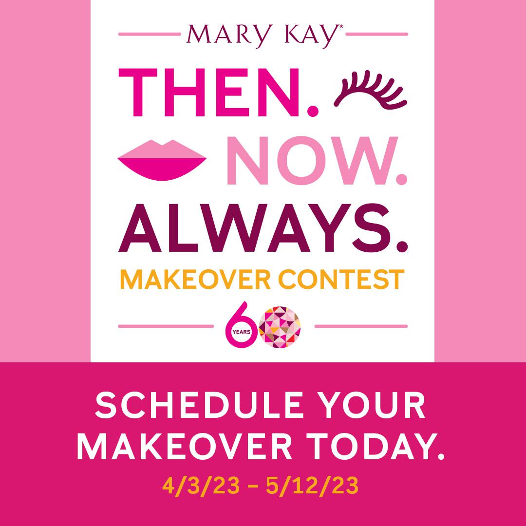 Want to rock a new era-inspired look for a chance to win a cash prize and more? 🎉 DM me before the May 12 deadline to learn how to enter the Then. Now. Always. #MakeoverContest! 💖
