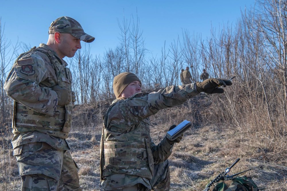 OHNationalGuard's tweet image. #ReadyAF

Airmen from the 180th Fighter Wing take part in Agile Combat Employment training event in Swanton, Ohio, March 30, 2023. The exercise helps create Multi-Capable Airmen that can operate in a contested, degraded and operationally limited environment.