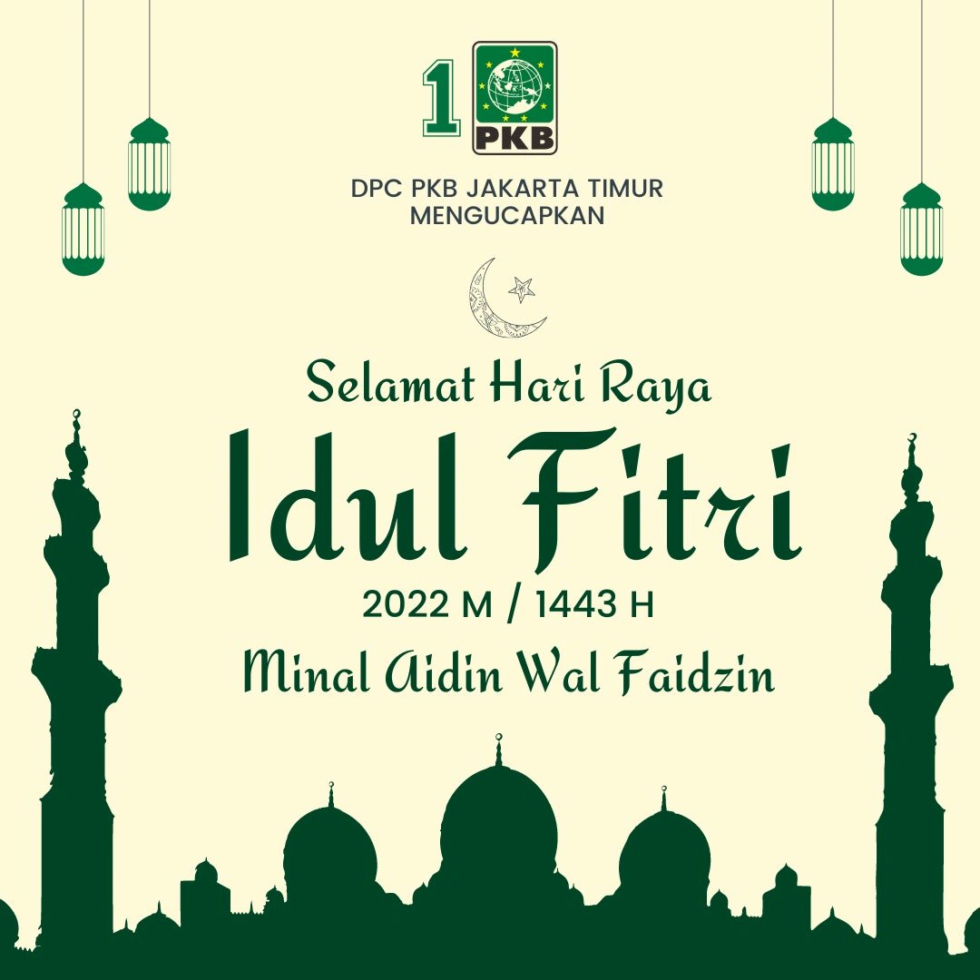 DPC_PKBJaktim's tweet photo. Mohon Maaf Lahir Bathin

#Lebaran2023 
#idulfitri1444H 
#EidUlFitr 
#EidMubarak https://t.co/C4sEXDalqX