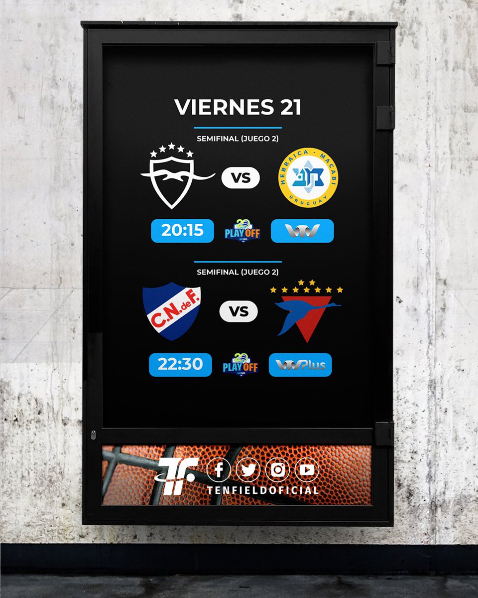 tenfieldoficial's tweet photo. 🏀 + ⚽️

Cartelera de eventos para el fin de semana 💥 https://t.co/m4rqJmacKC