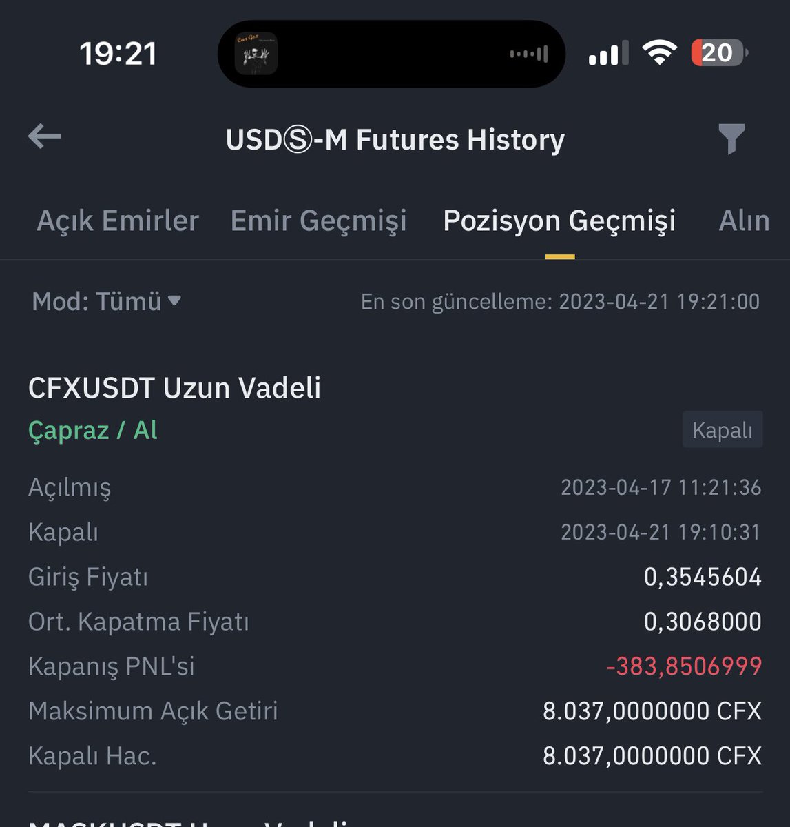#bitcoin arkadaşlar eğer benim gibi tecrübesiz ve bilgisiz biriyseniz sürekli işlemlerinizi böyle zararda kapatmaya mahkumsunuz bunu da buraya atıyorum ki görün bugünden sonra kendimi nasıl geliştireceğim kendime belirli bir strateji kuracağım ve o yolda ilerleyeceğim