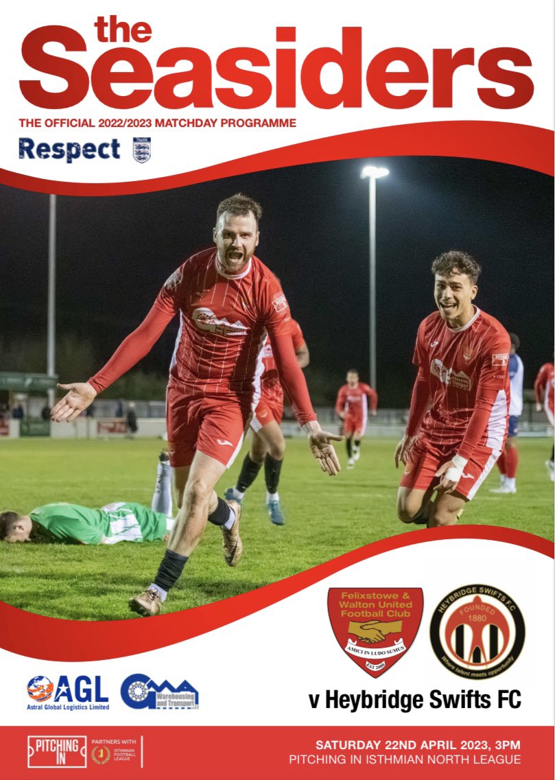 Download Saturdays <a href="/Felixseasiders/">Felixstowe & Walton Utd FC</a> vs <a href="/officialswifts/">Heybridge Swifts FC</a> programme here ⬇️ Featuring exclusive content, columns from Stuart Boardley, Billy Holland &amp; Andy Clarke and an interview with Josh Hitter felixstowefootball.co.uk/images/program…