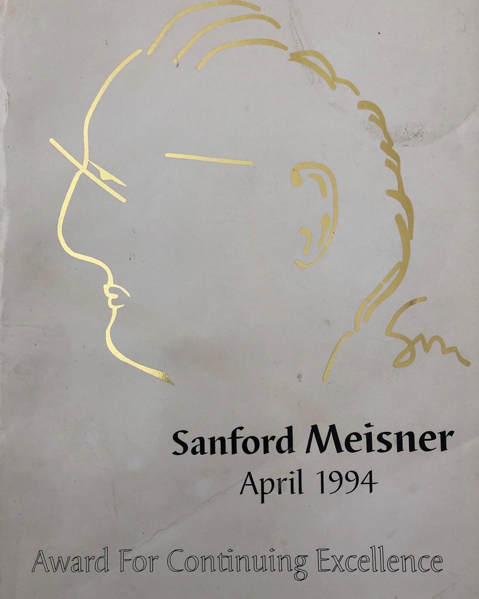 MeisnerActor's tweet photo. This is the cover of the program for the gala #GregoryPeck #SydneyPollack and #GordonDavidson threw for Sandy at the Century Plaza Hotel. See the full program here: https://t.co/Jdl2R8r5sx #Actor #Meisner https://t.co/OIQNIxnB6F