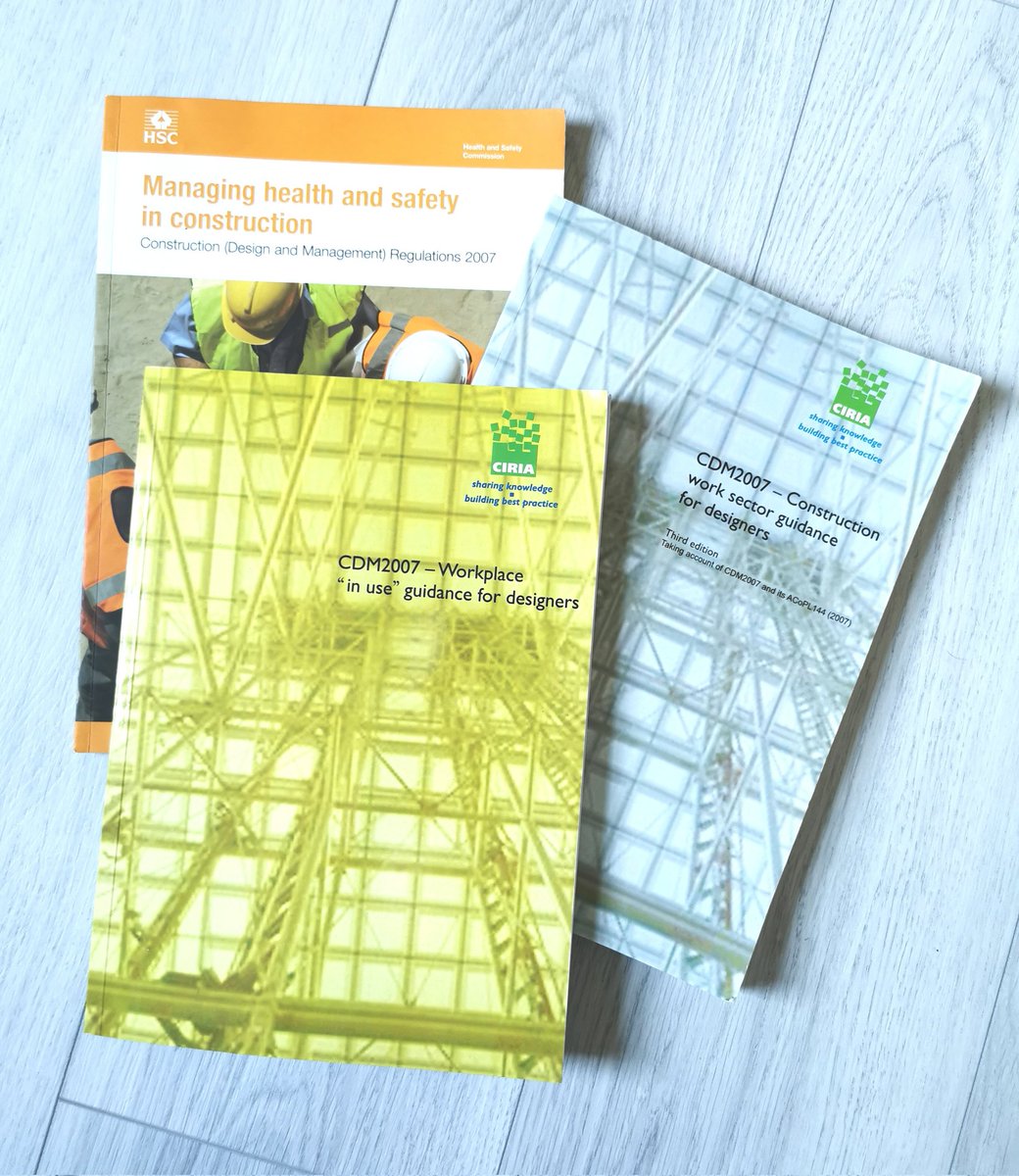 Discovered some vintage cdm 2007 books in the archives today

 #cdm2015 #cdm2007 #healthandsafety #cdmregs