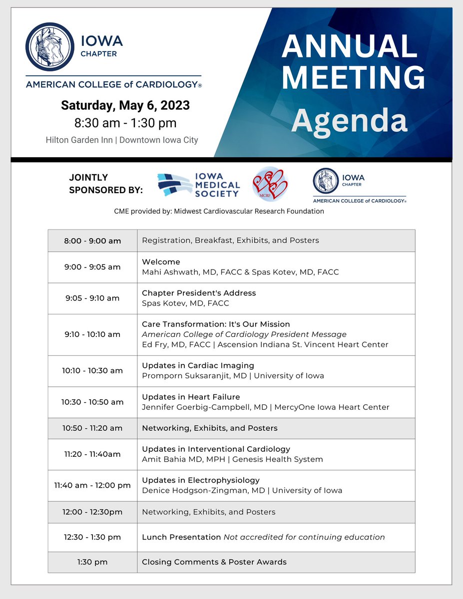 Join your colleagues IN-PERSON in just over two weeks for networking, learning and professional growth. Register today at iowaacc.org.