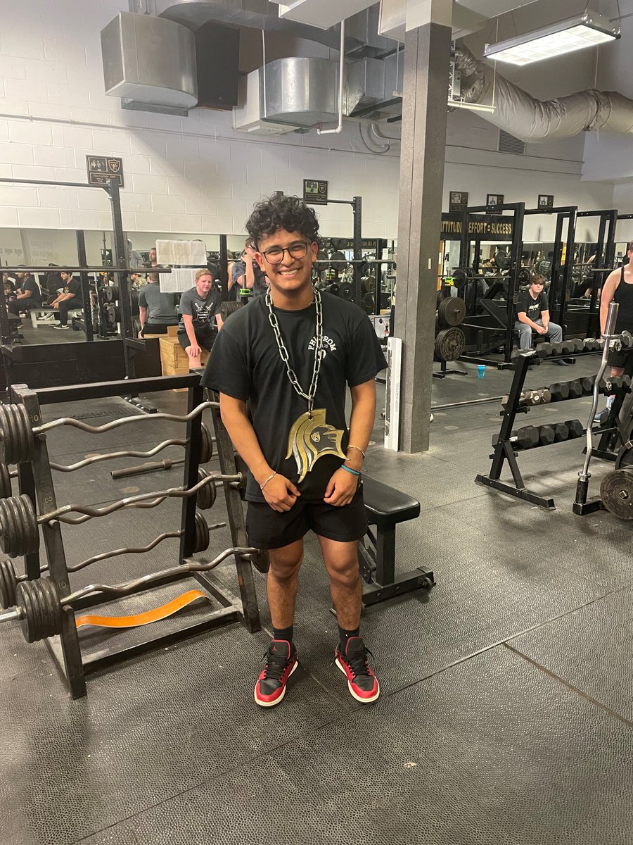 We present Iker Cuevas!  Iron Knight of the Week!  Iker is a newcomer to Iron Knights, and we are beyond excited to have him!  This young-man is a worker with an infectious positive attitude!  WE SEE YOU IKER!  CONGRATS! #OATH #FAMILY #uKNIGHTEDthroughIRON