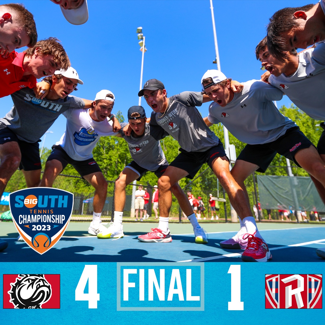 BigSouthSports's tweet photo. 𝗙𝗜𝗡𝗔𝗟𝗦 𝗕𝗢𝗨𝗡𝗗🎾🏆

Top-seeded Gardner-Webb clinches a spot in the 2023 Big South Men's Tennis Championship! https://t.co/EGHesCrHgc