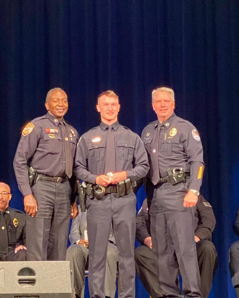 colliervillepd's tweet photo. Officer Tristan Bullock graduated from the 47th Regional Basic Police Recruit Class at MPD.  In addition to him successfully completing the 12 weeks of basic training, he also won two awards, Top Shooter and the Physical Training Award:  https://t.co/wOU4o1z4mx https://t.co/BKDKRswwIL