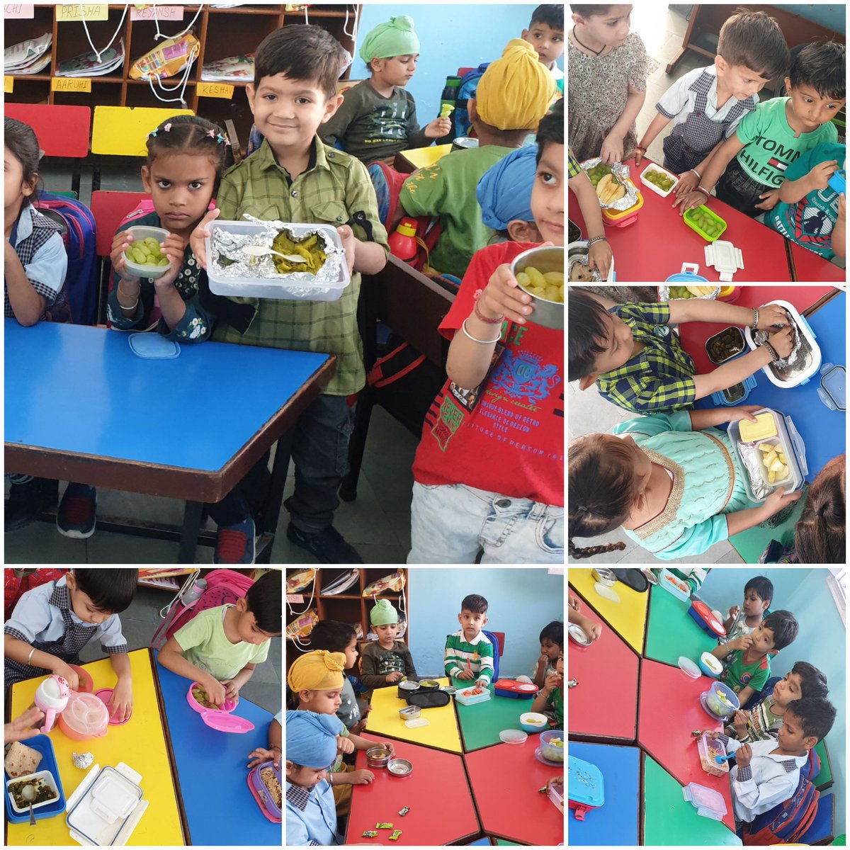 ramande98359237's tweet photo. Little  Flowers of Kindergarten # Celebrated WORLD EARTH DAY 🌏 # DANCED, RALLY # Wear Green  Clothes # Ate Green Food# SDG Goal No 4 QUALITY EDUCATION &amp; 3 Good Health and wellbeing, 15 Life on Land.@pkdhillon08  @JyotiBh28005578 @KajalSh97224712 @KnpsIndia @edu_sdg https://t.co/1GxXnk4nfa