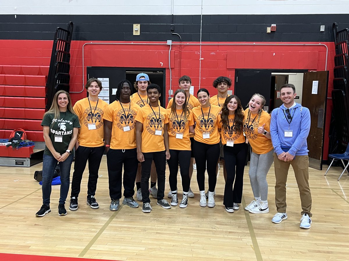 MaloneySpartans's tweet photo. Thank you to Dan Lee and all of his students at Cheshire HS for hosting us today at your Excellence in Leadership Conference ⁦@CHSRamPride⁩ ⁦⁦@sportsRJ⁩ ⁦@ciacsports⁩ https://t.co/E07or5TAnP