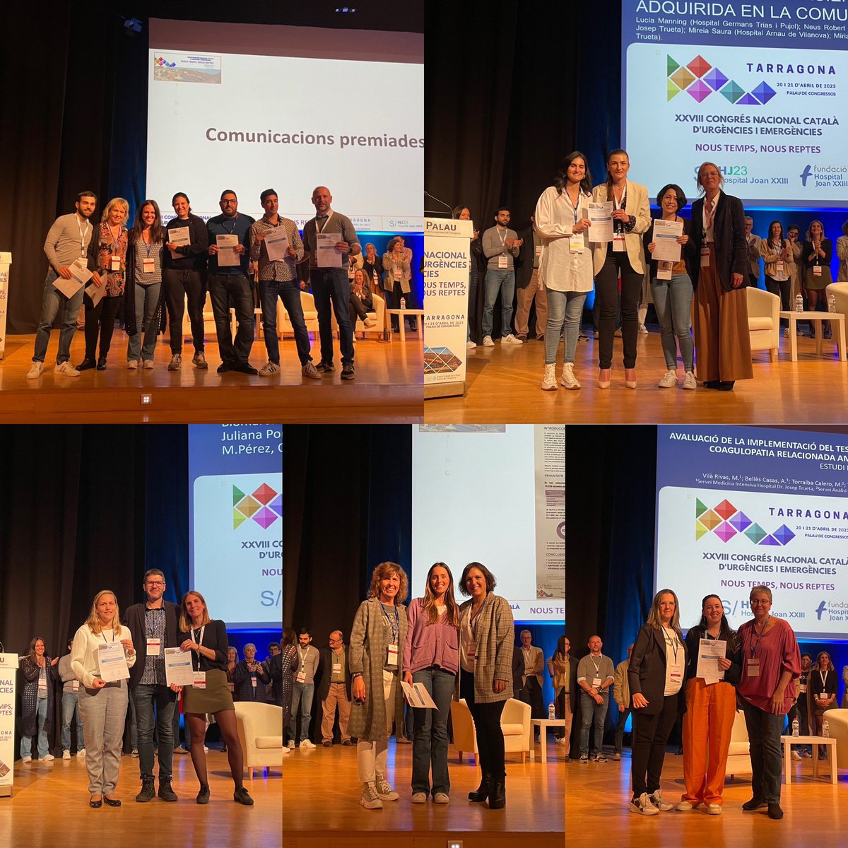 SoCMUE (@socmue) on Twitter photo Felicitats als guanyadors dels premis a millors comunicacions i del concurs de RCP hands-only ‼️ #congresurgencies2023 #socmue #tarragona <a href="/hjoan23/">Hospital Universitari Joan XXIII</a> Felicitats als guanyadors dels premis a millors comunicacions i del concurs de RCP hands-only ‼️ #congresurgencies2023 #socmue #tarragona <a href="/hjoan23/">Hospital Universitari Joan XXIII</a>
