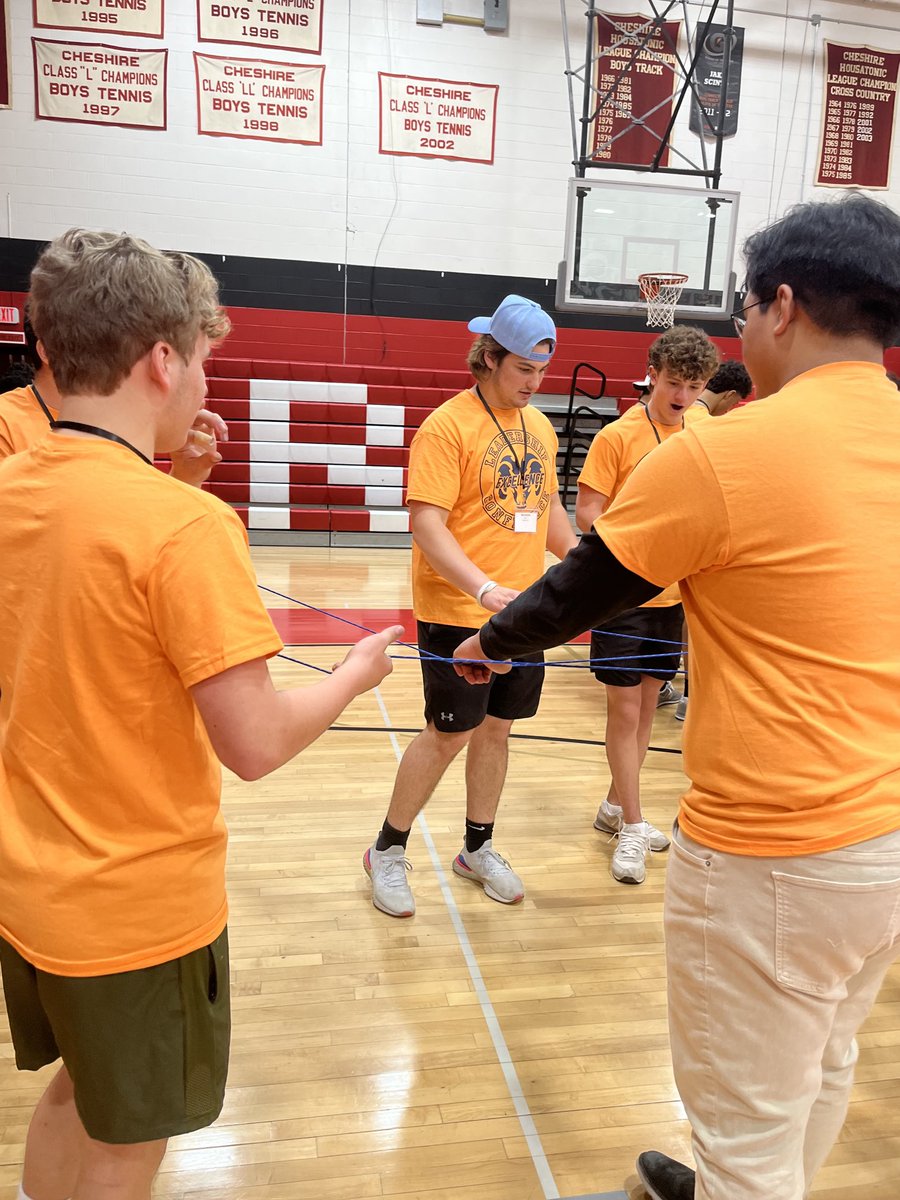 MaloneySpartans's tweet photo. Thank you to Dan Lee and all of his students at Cheshire HS for hosting us today at your Excellence in Leadership Conference ⁦@CHSRamPride⁩ ⁦⁦@sportsRJ⁩ ⁦@ciacsports⁩ https://t.co/E07or5TAnP