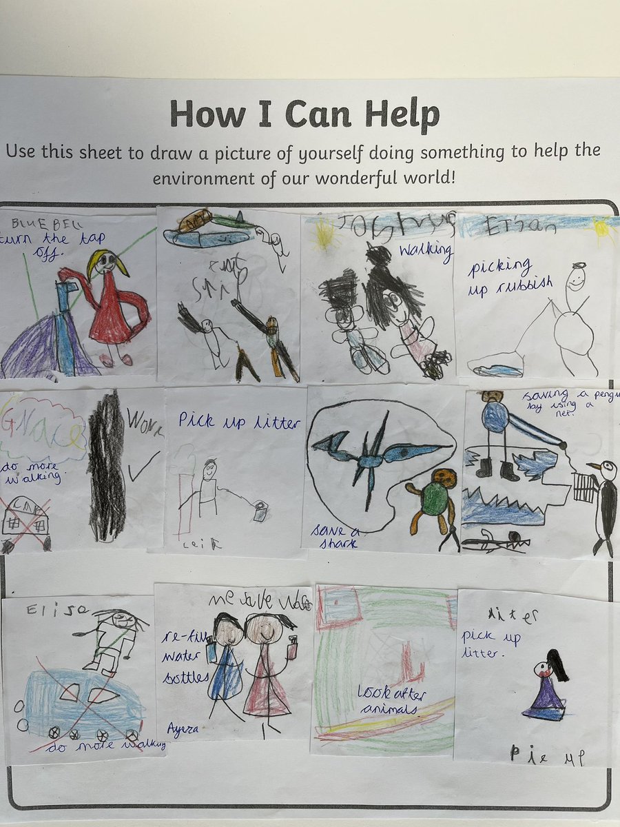 Class3_stmarys's tweet photo. A fantastic PSHE lesson about Earth Day for tomorrow. We discussed about how it is important for us to look after the Earth. We then created some posters of how we can help save the environment. Class 3 had some lovely suggestions. @Class12stmarys @stmarysderby https://t.co/lsgJP5V3kG
