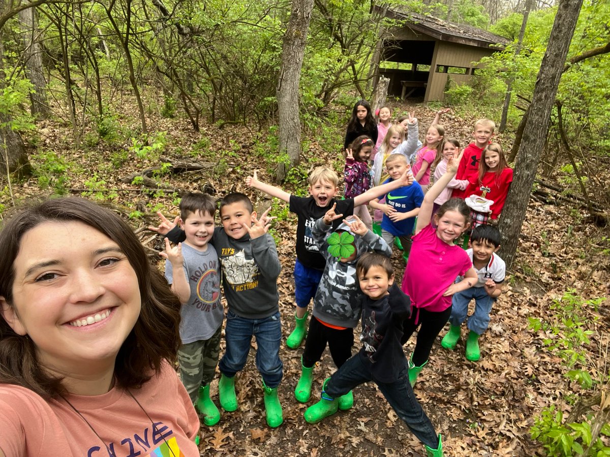Ms_Currier's tweet photo. Celebrating Earth Day with a hike out to the bird blind! https://t.co/qgaWYTwhto