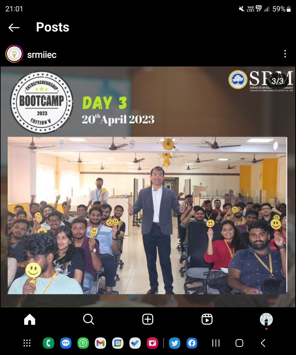 AshishRawandale's tweet photo. Part of entrepreneurial journey of young turks @bootcamp #SRM #Innovation #incubation & #entrepreneurship center @chennai.
Shared: #Pflow journey
Mentored some mentees & startups with disruptive ideas during curation sessions
Thanks
#work #dsir #GovernmentofIndia @aau https://t.co/esp6JiT99v