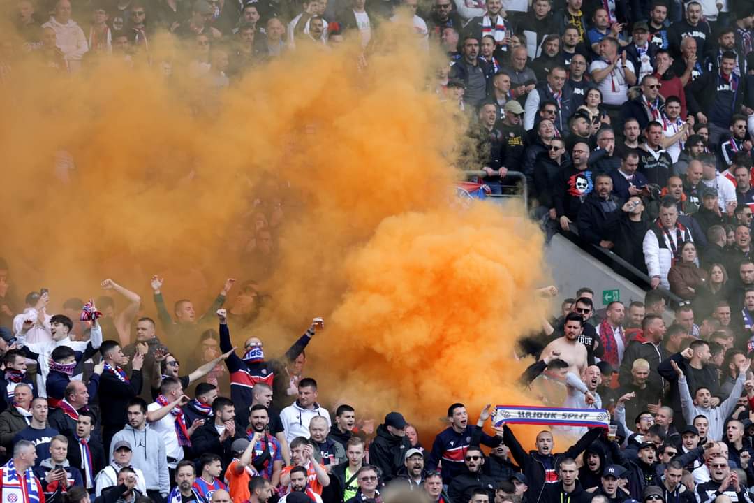 Riot With Style - 5000(!) Hajduk Split fans in Dortmund to support their u19  team in the Youth League #hajduksplit #split #ultrastyle #ultrasmentality  #bvb #bvb09