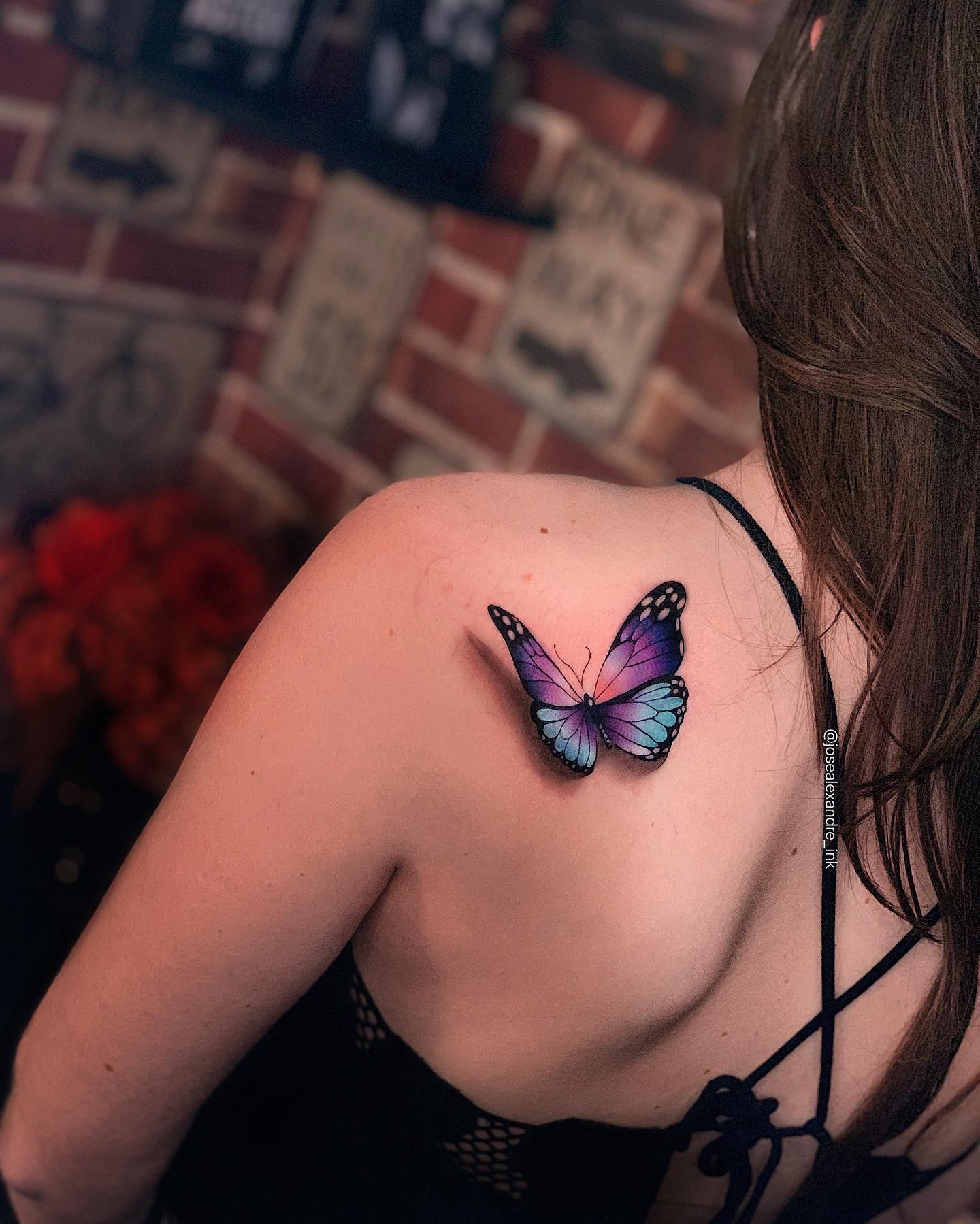 Tattoo Art Designs on X: Amazing Realistic 3D butterfly tattoo ☆Tattoo  Art By José Alexandre ☆Location: Brazil ☆Instagram:@josealexandre_ink  👌More Tattoo Art On   / X