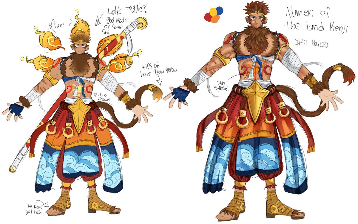 G0D202's tweet photo. I got 2 more ideas then im packin it up🙏🏽 Im still deciding which design i should make a full reff sheet for 😭 #KenjiOutfitContest https://t.co/igapQF6WOs