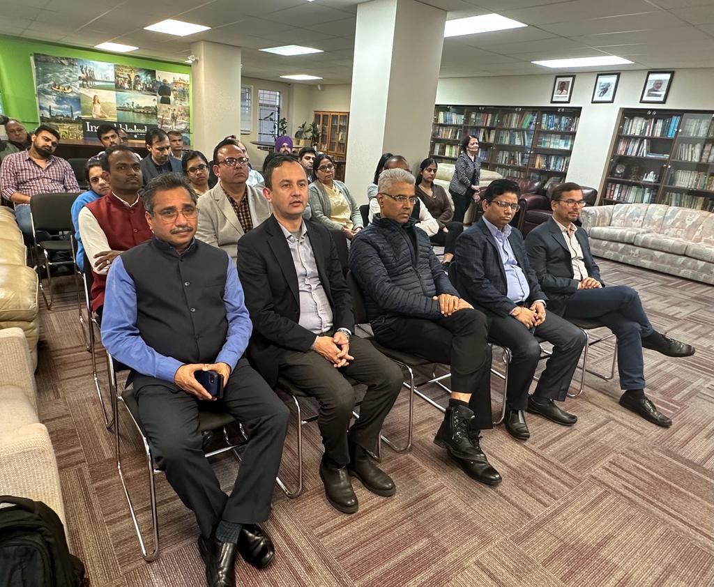 cgivancouver's tweet photo. @SBICanadaBank #Vancouver in partnership with @cgivancouver organized an info session on various financial products, esp the #SBIYONO app that provides seamlessly exp to customers to manage their accounts &amp; transactions. CG @ManishGIfs highlighted area of cooperation with SBI. https://t.co/BLrH9y3lPd