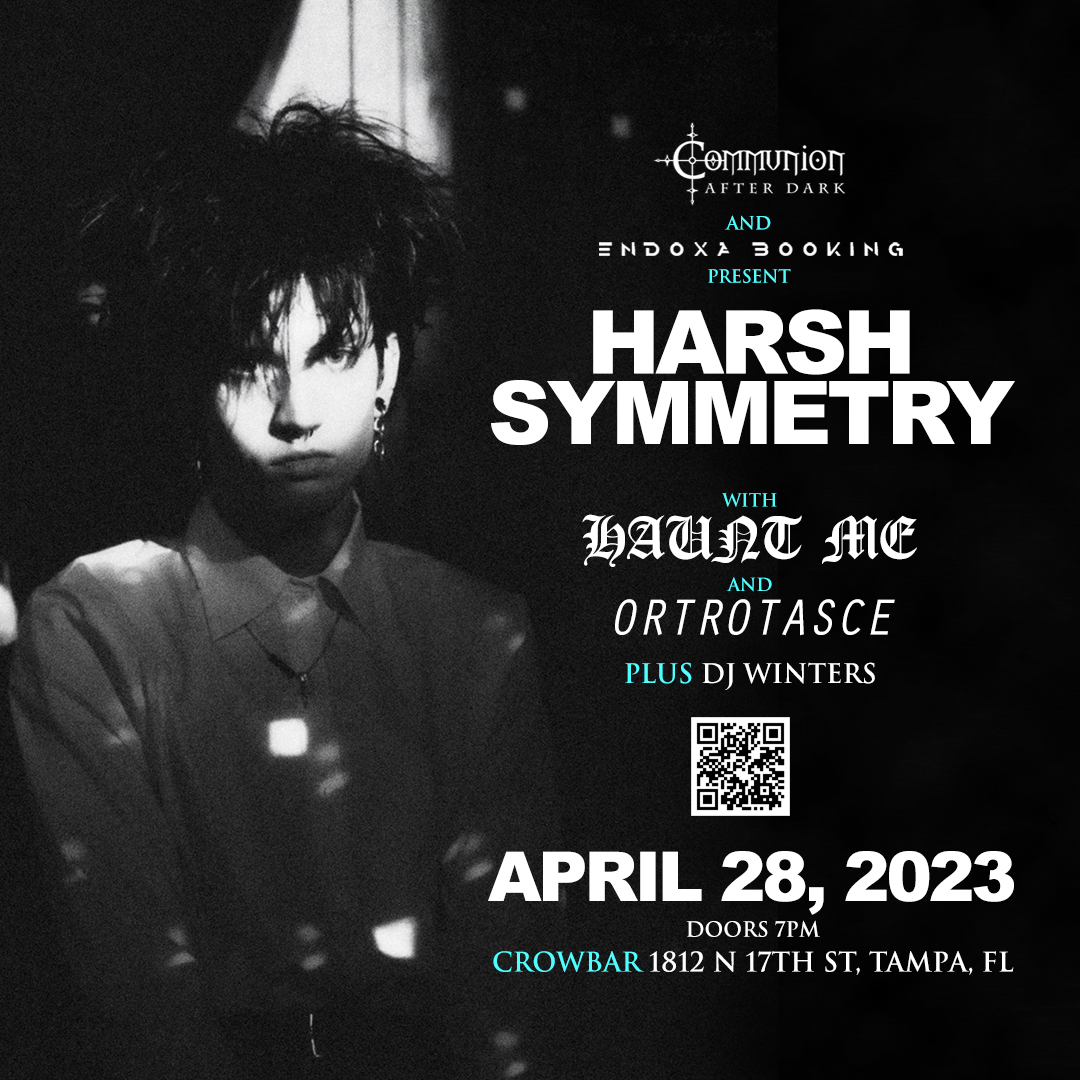 Communion After Dark on X: 📷📷 1 Week Alert 📷📷 - Harsh Symmetry brings  his synthesizer-driven project (blending 80's, post-punk, new wave  influences) to New World Tampa on 04/28 with Haunt Me (