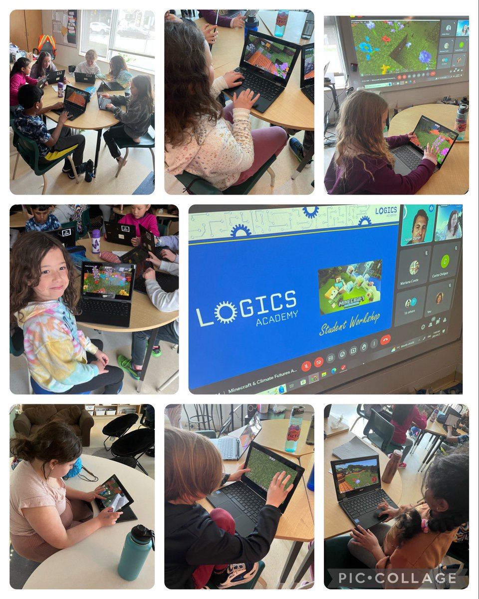 Thank you @LOGICSAcademy for the Minecraft & Climate Futures Workshop this morning! @StAnneOCSB @YKrawiecki @ocsbDL #logicsworkshop #ocsbEarth