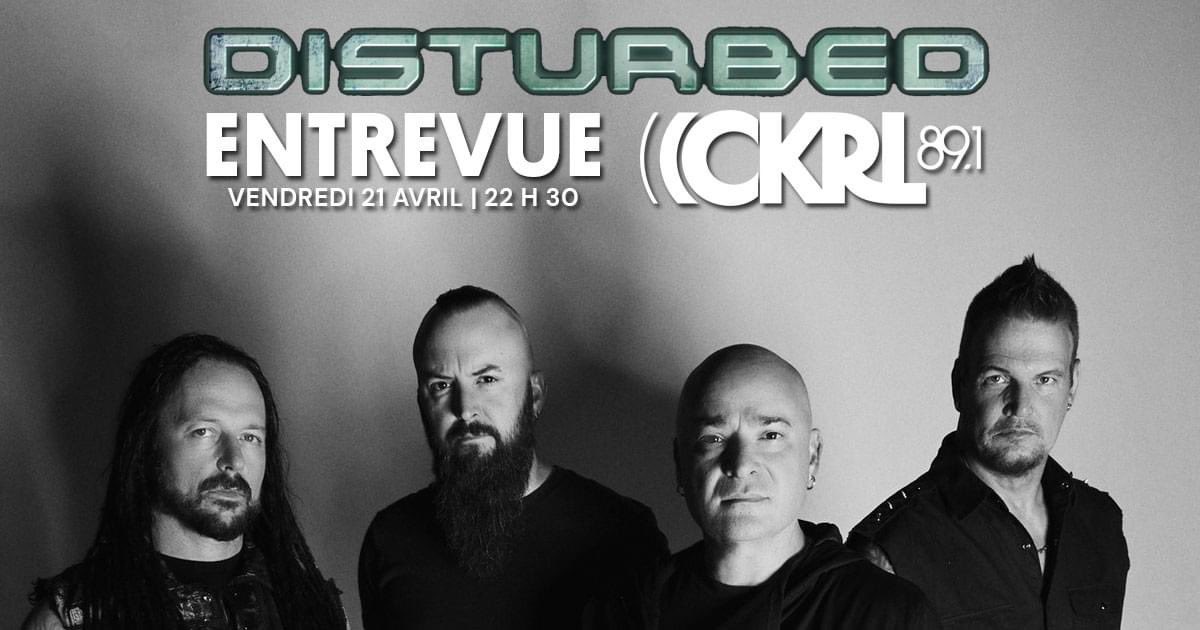 dvmetal's tweet photo. On jase avec Disturbed ce soir vers 22h30 à @CKRL891 ! https://t.co/9jvlFngJLD