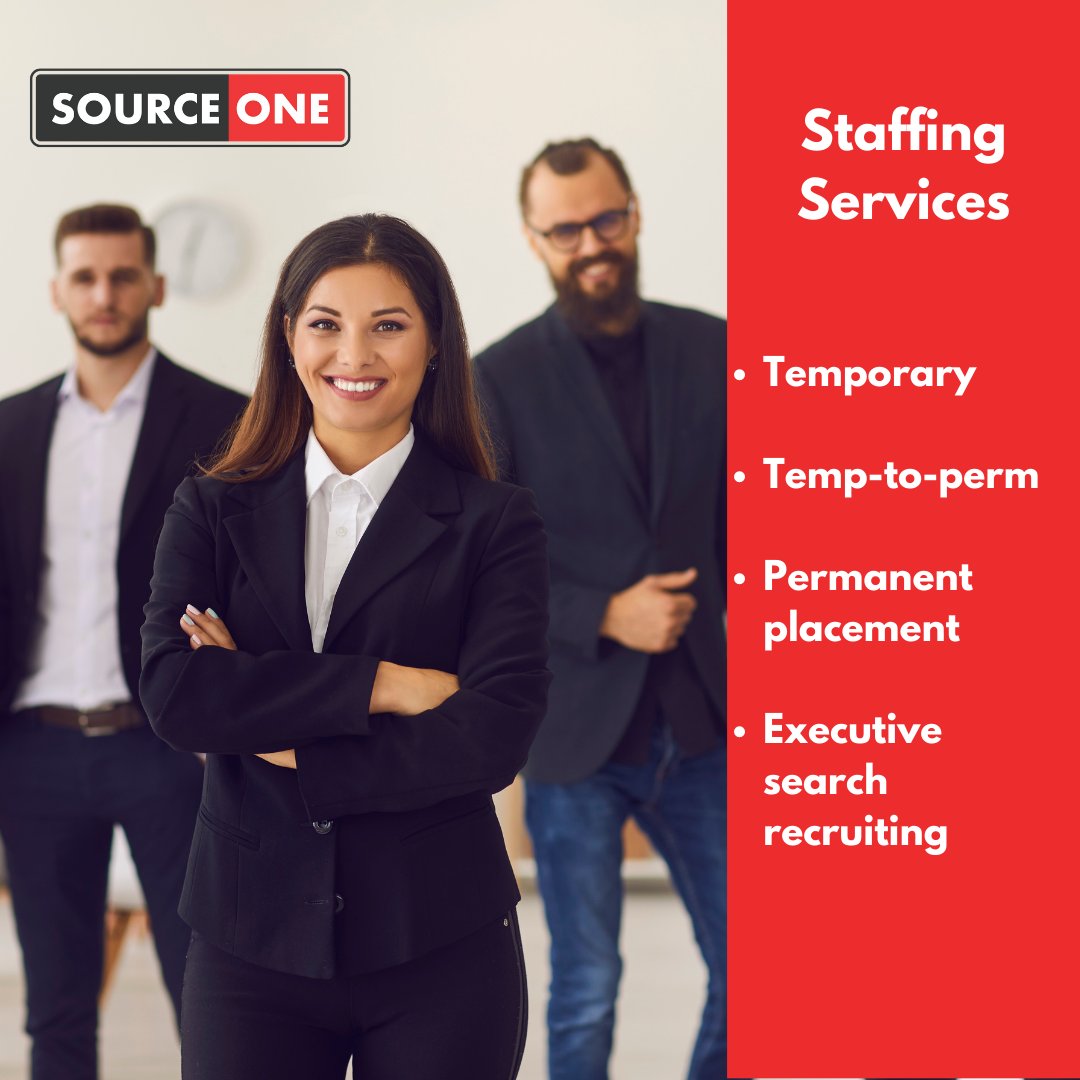 SourceOne_Staff's tweet image. Whether you need temporary or permanent candidates, we can help you find the best one for the job! Partner with our team today nsl.ink/9Uxx

#SourceOne #SourceOneStaffing #Staffing #StaffingSolutions