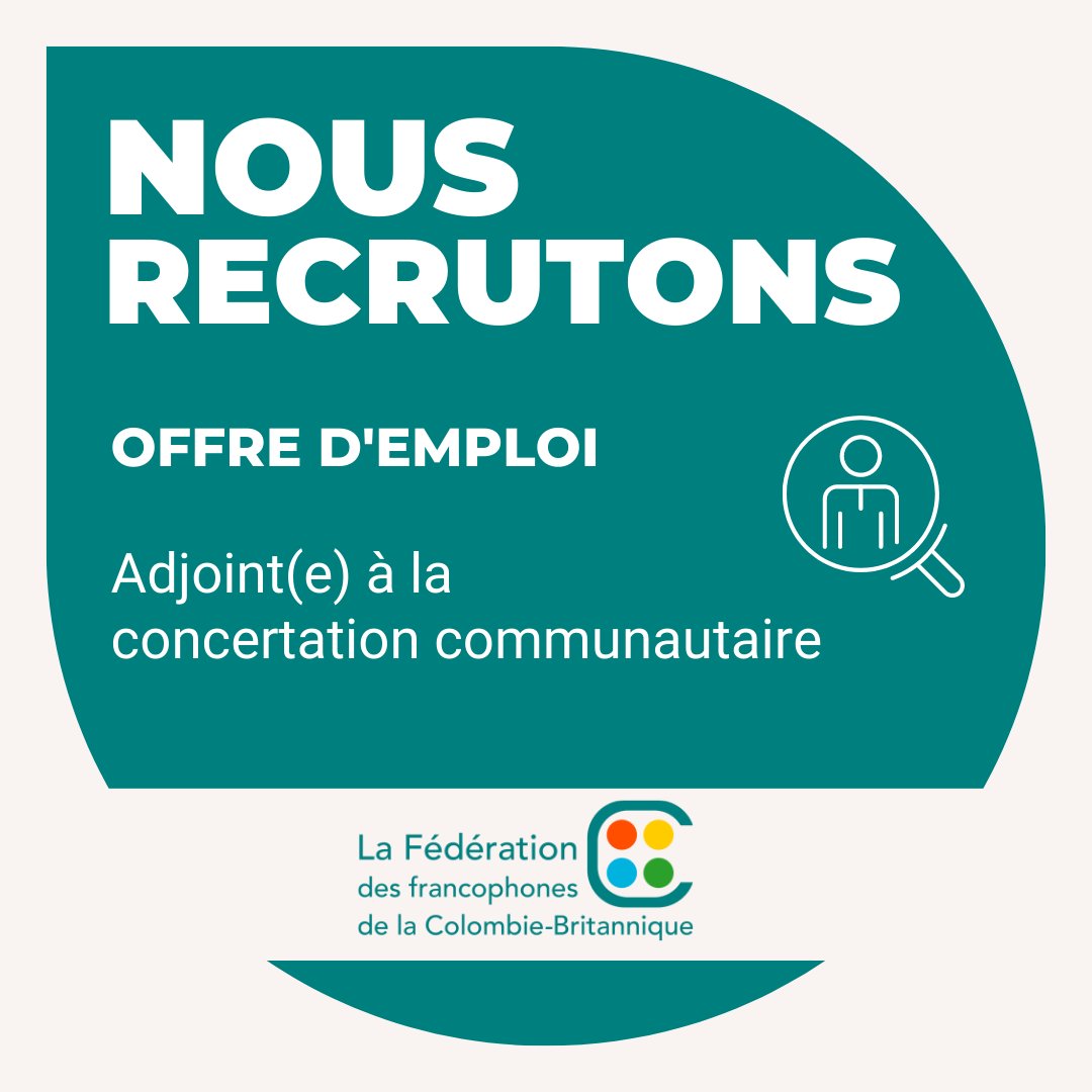 FedeFrancoCB's tweet photo. Êtes-vous intéressé(e) à faire une différence dans le milieu communautaire? La FFCB recrute pour le poste d'Adjoint(e) à la concertation communautaire! 

ℹ️ Pour plus d'informations : https://t.co/NBJeb4Fyd7
📅 Date limite : 19 mai

#FFCB #ConcertationCommunautaire #RejoignezNous https://t.co/d0hhZx7fVb