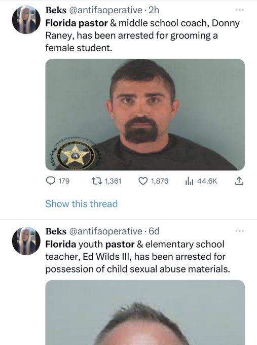 Pastors hurt more children than science backed health care ever will. https://t.co/LCruepjve8