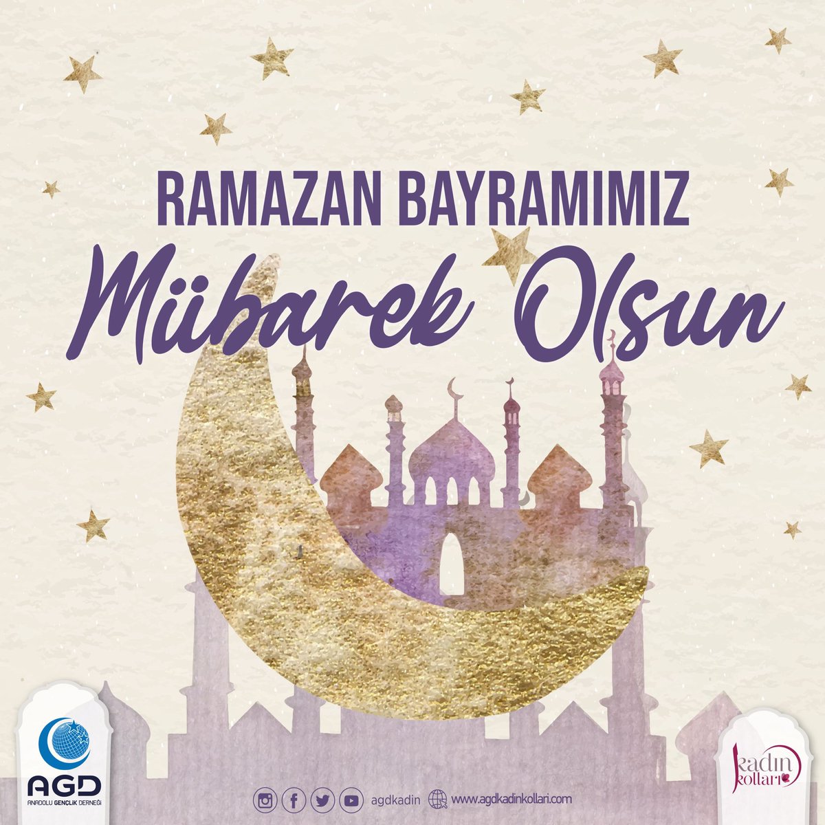 agdkadinankara's tweet photo. Ramazan Bayramımız Mübarek Olsun

Hayırlı Bayramlar🌙 https://t.co/0SwY7vTcmH