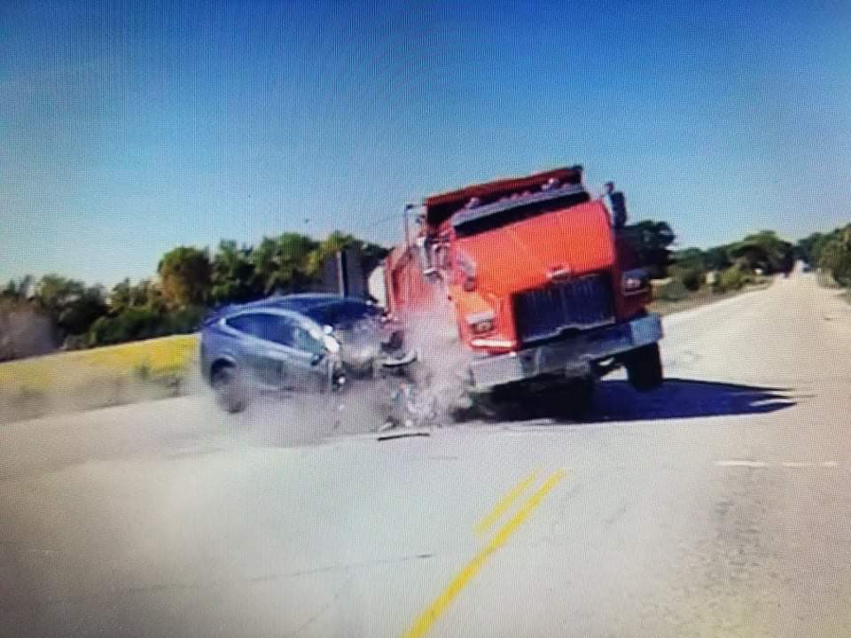 A couple of months ago a member of my extended family got into this accident in his Model X and walked away.  He immediately put a deposit down on a brand new a model X. He said he won’t buy another car.  Safety is a high priority for <a href="/Tesla/">Tesla</a> and I ♥️ that! <a href="/elonmusk/">Elon Musk</a>