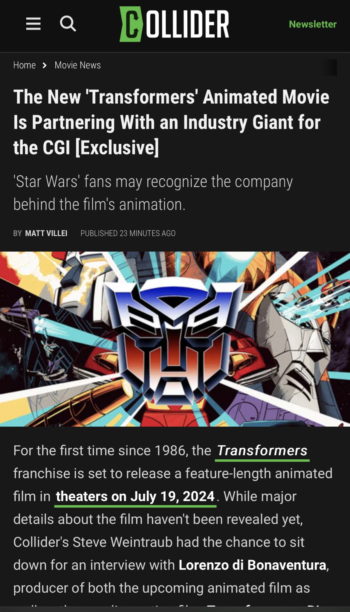 The Alfonso Nation on Twitter "JUST IN ILM confirmed to animate the