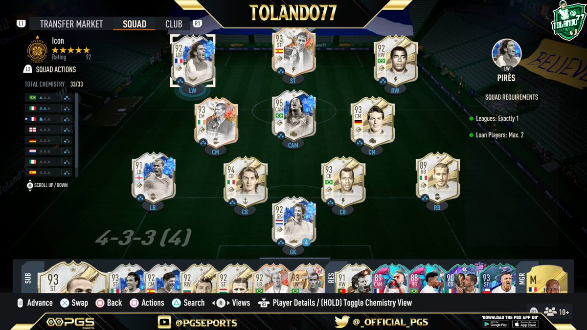 Tolando77's tweet photo. Tots one league cup✅
FUT champs ✅
Hero PP ✅

Live from 7:30pm
 https://t.co/Z8UeYtrAe5

Hope to see you all there 💚

#FUT23 #FIFA23 #fifafridays #UKSTREAMER #Elitefeet #allaboutability #uniquegift #impossibleisnothing #twitch #twitchstreamer #world #gamingcareers #easports https://t.co/xi0W4DgtNq