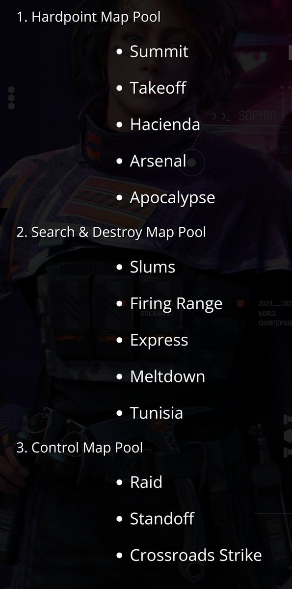 Hp Apocalypse, SnD Tunisia/Express, Control Crossroads Strike 

<a href="/RealBobbyPlays/">Bobby Plays</a> <a href="/CoDMobileSports/">COD Mobile Esports News</a>
