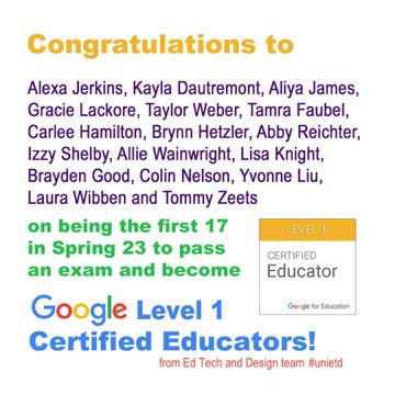 UNIETD's tweet photo. This is awesome. Keep them coming! Don't be afraid to fail, be afraid not to try #unietd #weareteachers #educateiowa https://t.co/38azOqp5xD