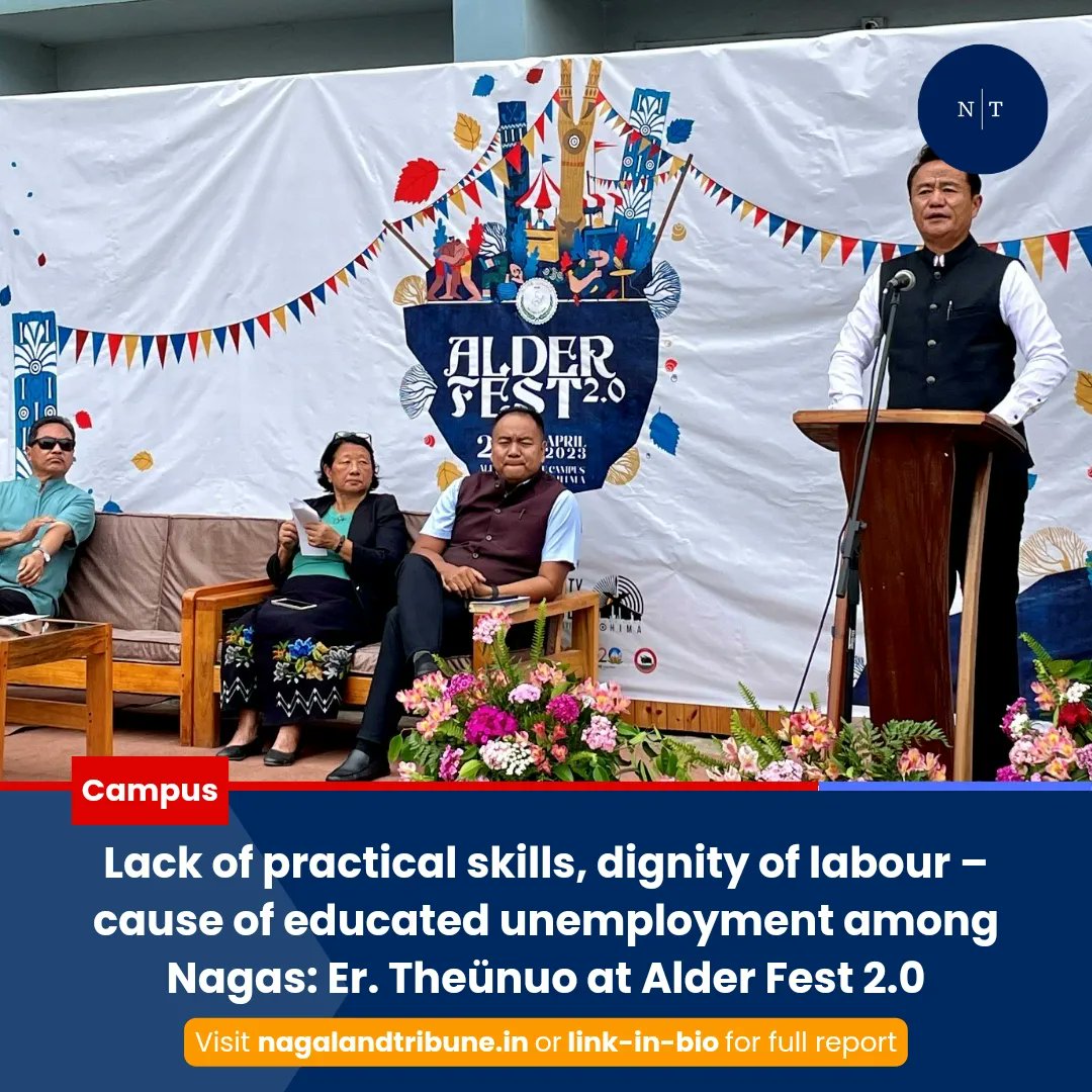nagalandtribune.in/lack-of-practi…
#Kohima #AlderCollege #AlderFest #ErTheünuo #PracticalSkills #DignityOfLabour #Nagaland #NagalandTribune