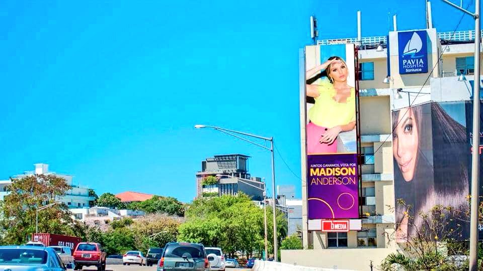 2do Billboards en Puerto Rico 🇵🇷 anunciando a Votar por Madison esto se fue Viral mi Gente #MadisonGanadora #LCDLF3