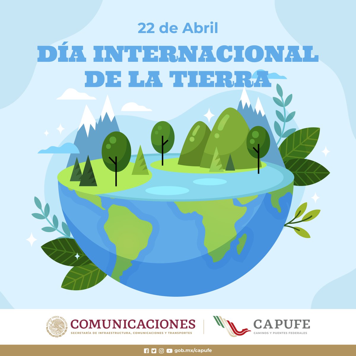 CAPUFE's tweet photo. Este día tiene la finalidad de recordar que el planeta y sus ecosistemas nos dan la vida, y  que debemos alcanzar un justo equilibrio entre las necesidades económicas, las sociales y las ambientales de las generaciones presentes y futuras. https://t.co/xBGJ97Pouj
