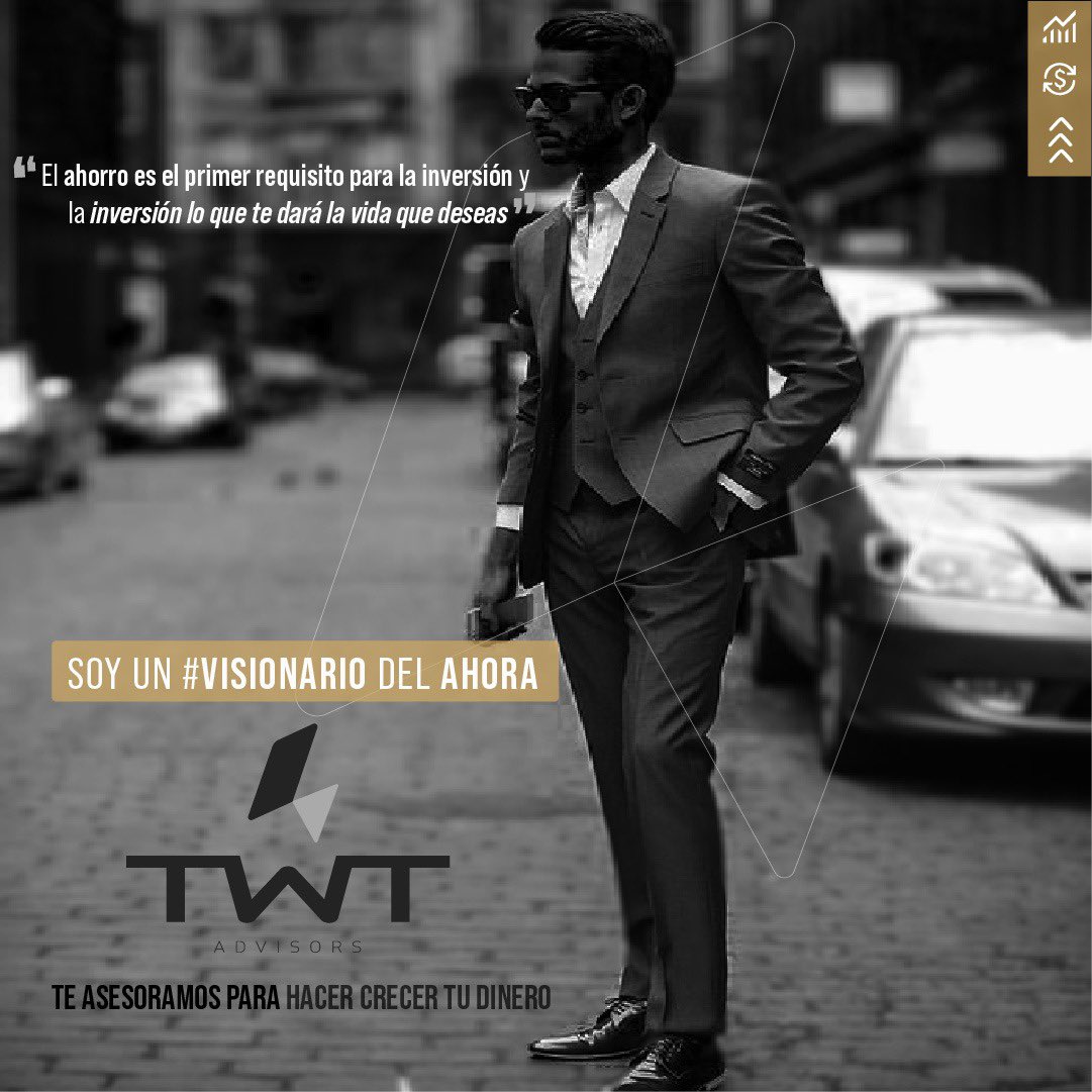 TWTAdvisors's tweet photo. Mientras puedas invierte para la vejez y la necesidad por que el sol de la mañana no dura todo el día. 
El bienestar de tu futuro es indispensable. 

TWT Advisors te asesora para hacer crecer tu dinero. 

#SOYUNVISIONARIODELAHORA https://t.co/XiDUJPPN0H
