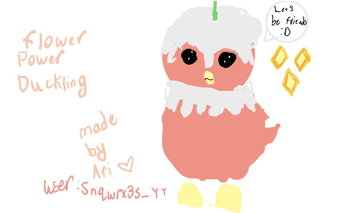 myuleeee's tweet photo. Ok so I know that the spring fest ended and I’m really bad at art but I tried ok so try to tag adopt me if they see this i will cry and also I put my username in there if you want to friend me :D https://t.co/yIFK3FrOKd