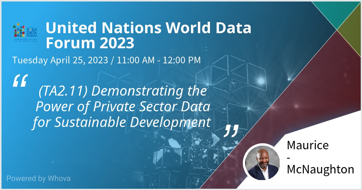 mauricemCn's tweet photo. Will be joining colleagues across the Global South @ UNWDF 2023... to discuss the private sector’s data-related contributions to public policy objectives in support of the SDGs. We'll unpack some really interesting case studies... @caribopeninst @MSBM_Jamaica https://t.co/QuMXMKBfLl