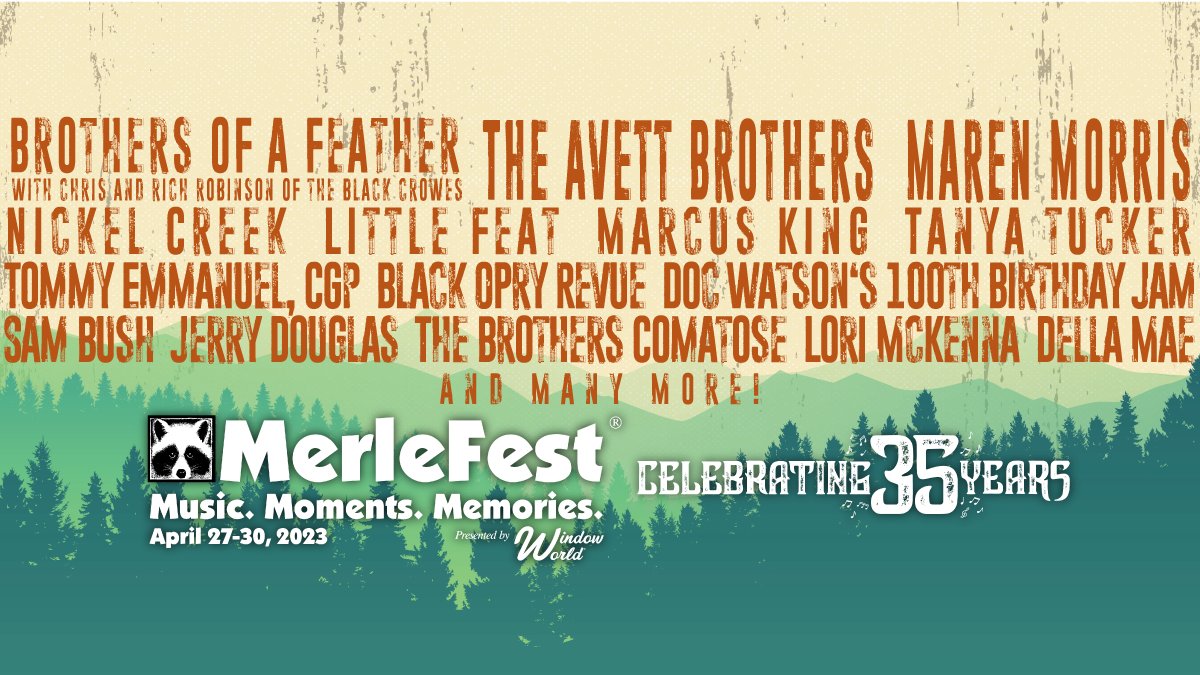 Window World, Inc. on Twitter "MerleFest kicks off next week, and once