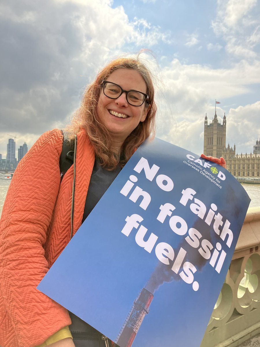 Uplifting and inspiring to join over a thousand others for the  #NoFaithInFossilFuels service and pilgrimage to Parliament.