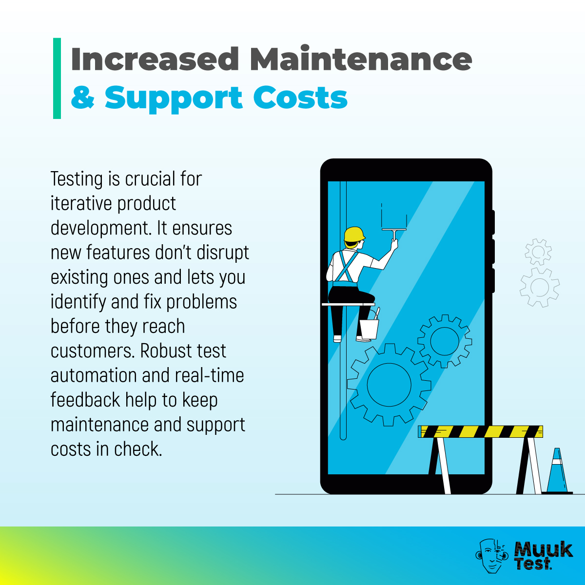 MuukTest's tweet image. Minimal testing might seem like a shortcut, but it could threaten your software&apos;s success in the long run. Discover the risks in our newest carousel👇

#softwaretesting #qualityassurance #softwaretestingservices
