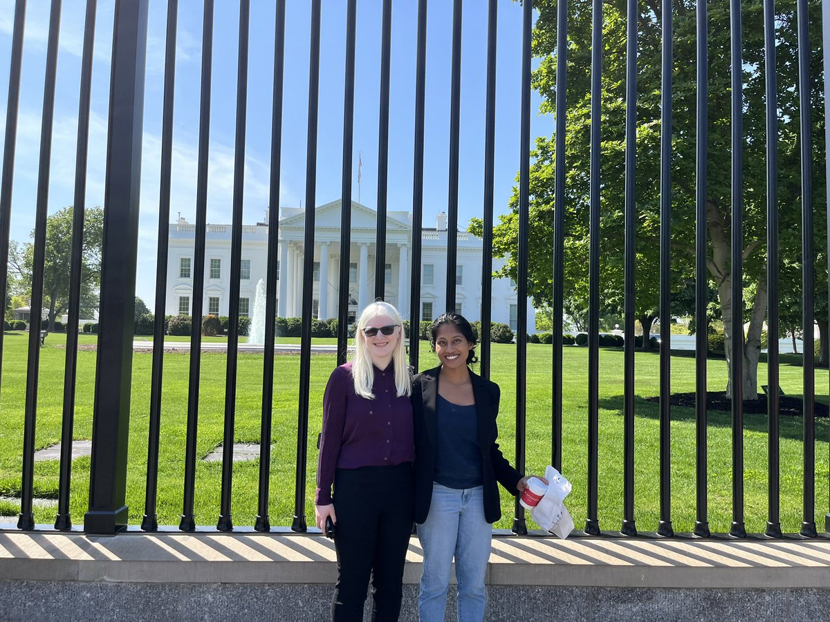 sarah___wheaton's tweet photo. Pausing my Twitter lurking to wish a bittersweet farewell to the best debate teammate, work neighbor, roommate matchmaker, yoga buddy, and fellow econ policy wonk out there. Can’t wait to see all the awesome tax policy work she produces at @umichECON - everyone give her a follow! https://t.co/FKkYiy5tFz
