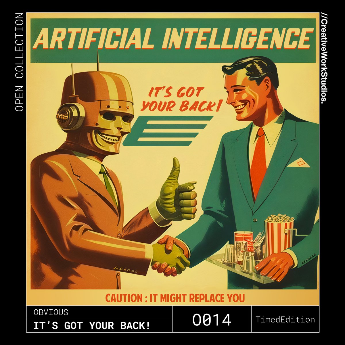 CWSVision's tweet photo. :: OpenCollection. presents Edition I013
It's got your back by Obvious | @obv_ious
PreMint Now Live :: 1400 ET | 0.05 ETH (2hrs)
Public Mint :: 1600 ET | 0.075 ETH (22hrs)
🍃 Mint Link below.
Max 250 Editions | 24 Hours only
@manifoldxyz #editions #opencollection https://t.co/kiIWj8Vwoc