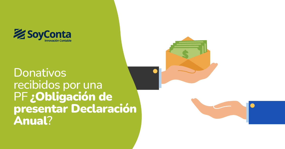 soy_conta's tweet photo. Conta, recuerda que la ley nos indica cuáles son los topes para informar o no en nuestra declaración anual los donativos recibidos durante el año. 
En este artículo te contamos que tipos de donativos existen y en qué casos deberás presentarlos en tu DA.
https://t.co/NHW2i9y08H https://t.co/mUF5NsvvQv